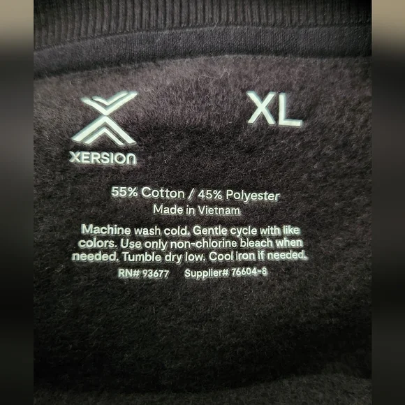 NWT Xersion XL Pullover Sweatshirt With Thumbholes - Picture 10 of 10